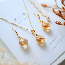 送料無料〗ピアス ネックレス セット ゴールド シンプル 秋