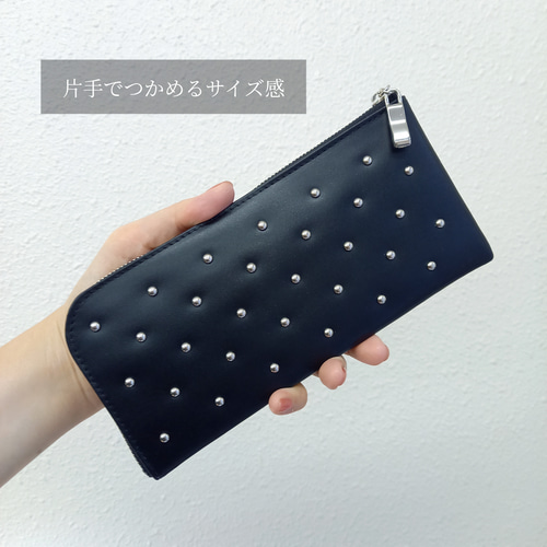 スタッズお財布♡ ジミー チュー JIMMY CHOO PIPPA CZN 長財布 メンズ 財布 レザー