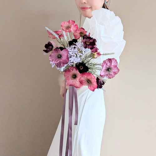 Reine(レーヌ)【アーティフィシャルフラワーブーケ・ブートニア