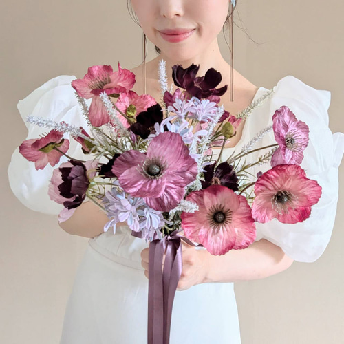 Reine(レーヌ)【アーティフィシャルフラワーブーケ・ブートニア