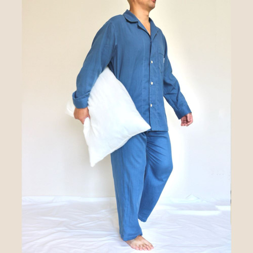 PRISTINE ダブルガーゼ オーガニックコットンパジャマ 綾ダブルガーゼ 前開きパジャマ / オーガニックコットン – PRISTINE