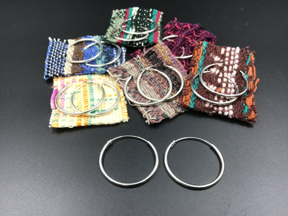 シルバー925 フープピアス TODAYFUL トゥデイフル Basic Hoop Pierce(Silver925