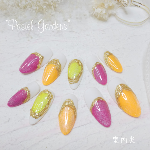 オーダー】【カラー変更OK】ネイルチップ マグネットシンプルキラキラ