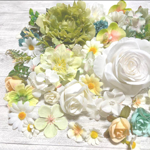 NO0811-03②造花 花材 パーツ バラ 小花 アーティフィシャルフラワー 