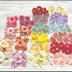 0618-04 造花 花材 フラワーパーツ アーティフィシャルフラワー 青バラ