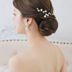 RO40ヘアピン ウェディング　ブライダル　花嫁　ヘッドアクセサリー　結婚式 3枚目の画像