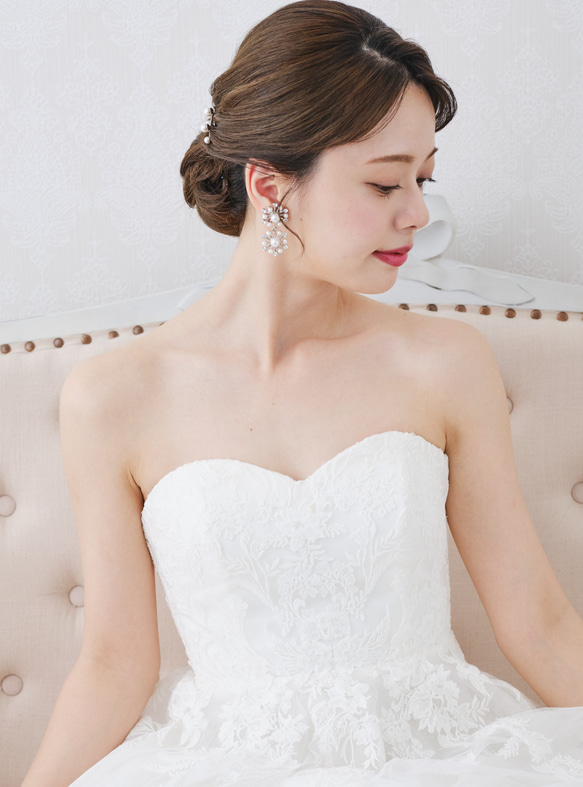 RO40ヘアピン ウェディング　ブライダル　花嫁　ヘッドアクセサリー　結婚式 4枚目の画像