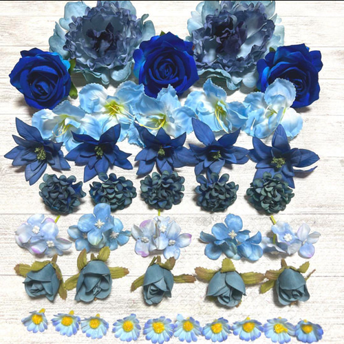 0727-02 造花 花材 花パーツ アーティフィシャルフラワー ハンドメイド  