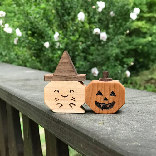 無垢の木のハロウィン飾り その他置物 木工房 カフージュ 通販