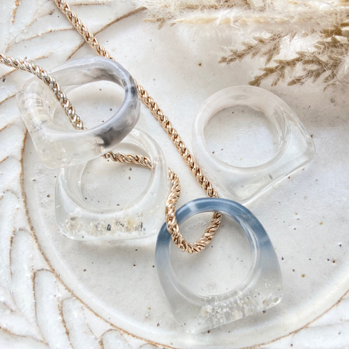 新品未使用 ネックレス.ピアスセット&リング 速けれ 8点