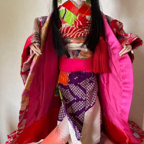 昭和レトロ 日本人形 創作人形 カスタマイズ その他人形 凛子