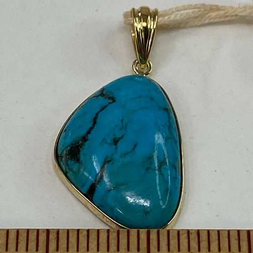 k18YG AU750 18金 天然ロンドンブルートパーズ 1.34ct