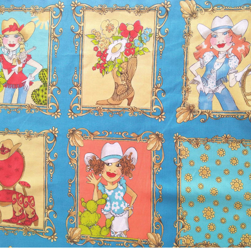 ロラライハリス USAコットンパネル柄 110×60cm 生地 yukkys
