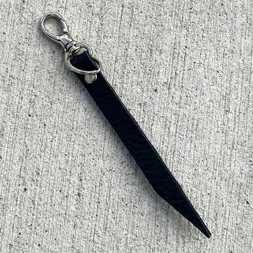 栃木レザー スタッズキーリング キーホルダー［KH-009］【メール便送料