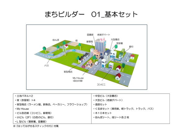 まちビルダー　01_基本セット 2枚目の画像