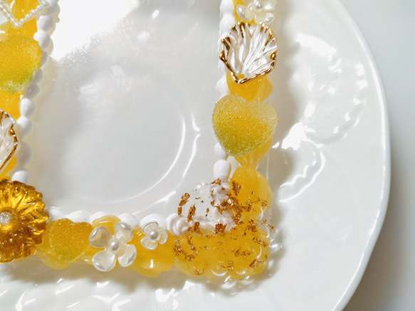 黄色い花のホイップトレカケース　【B8サイズ】 5枚目の画像