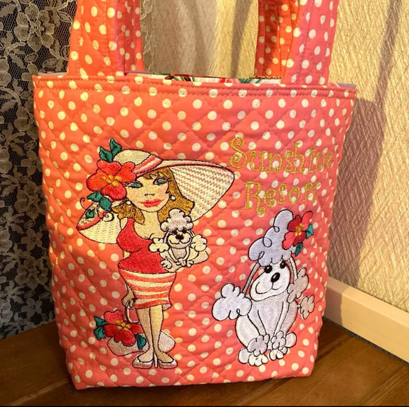 ロラライハリス♡ ハンドメイド トートバッグとポーチのセット♡
