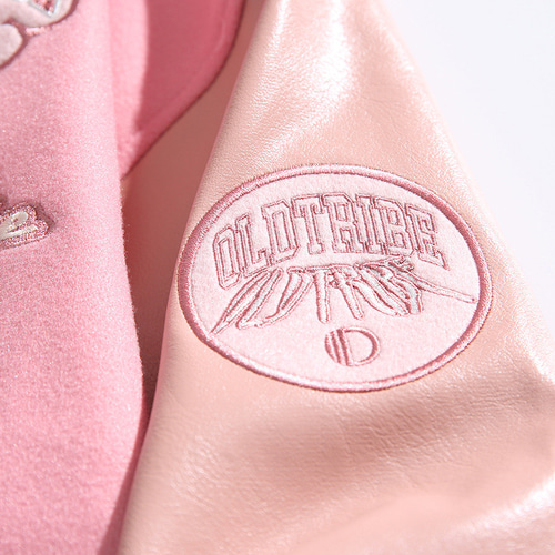 希少✨】ファクトリーベア☆バイクジャケット ワッペン 80s 派手ピンク