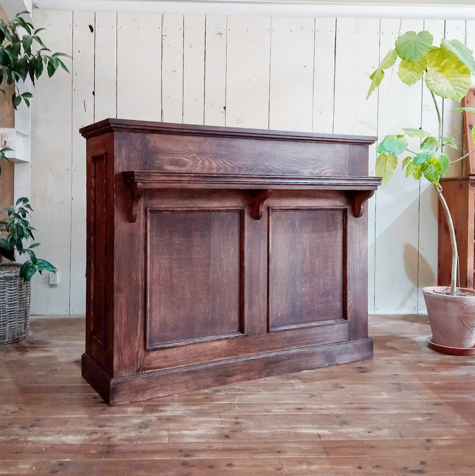 サイズデザインオーダー可○超ワイドカウンターテーブルシャビー