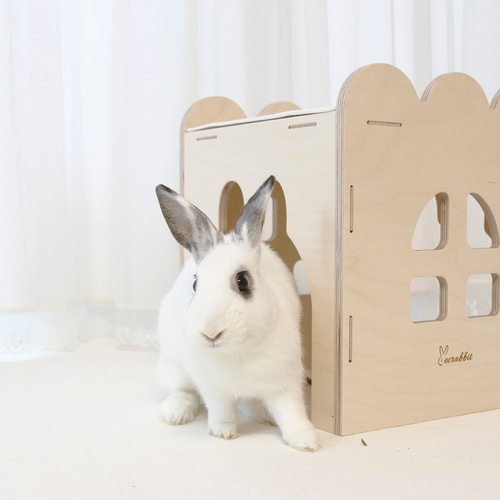 うさぎさん バニータウン] うさぎさんのウッドハウス ハウス・小屋 ECRABBIT