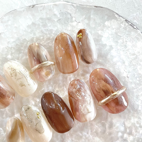 送料無料]＊予備チップ付き♡うるうるネイル、ウェディングネイル