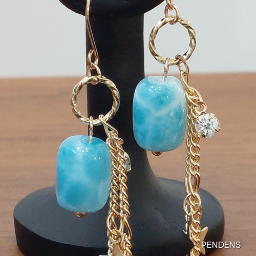 高品質ラリマー樽型世界三大ヒーリングストーン