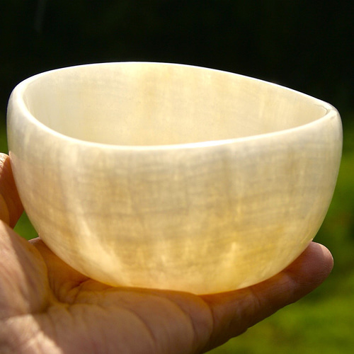 石の器 『羅』小鉢 ボウル 茶碗 抹茶茶碗 天然石オニックスで作