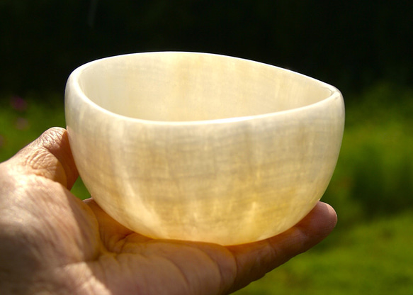 石の器 『羅』小鉢 ボウル 茶碗 抹茶茶碗 天然石オニックスで作られた