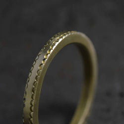 地金＊18金【ハーフエタニティリング 天然ダイヤモンド0.22ct】9号 11