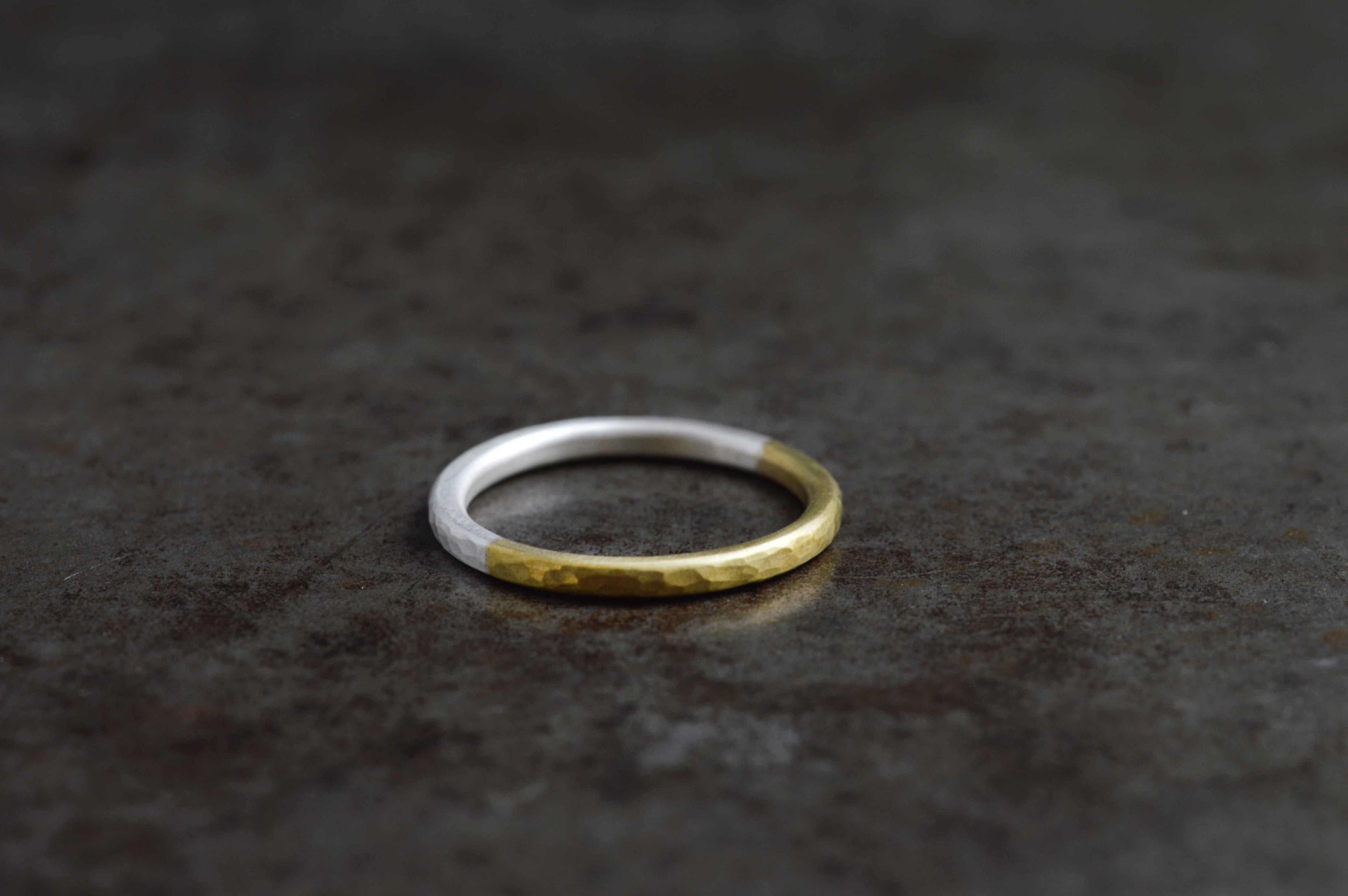 シルバー真鍮 / 交リング 2.0mm［silver brass］