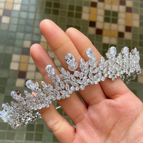 イリナジルコニアティアラ RT-41|花嫁 結婚式 ウェディング