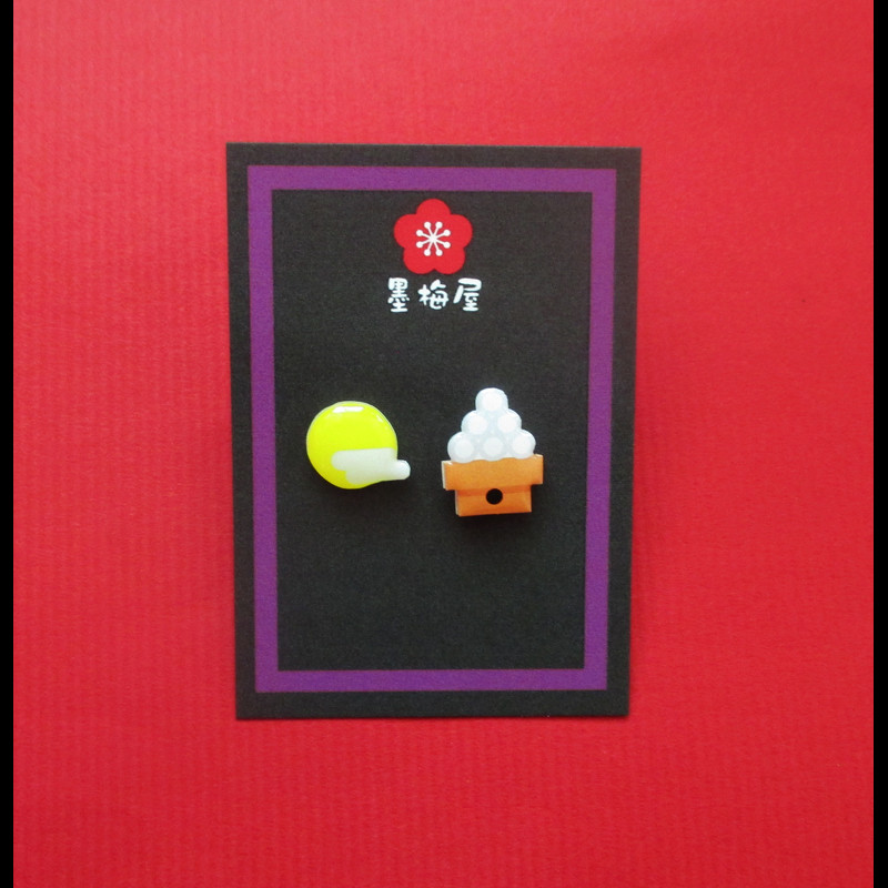 選べるピンバッジミニ】お月見 ピンバッチ 墨梅屋 通販 18154681