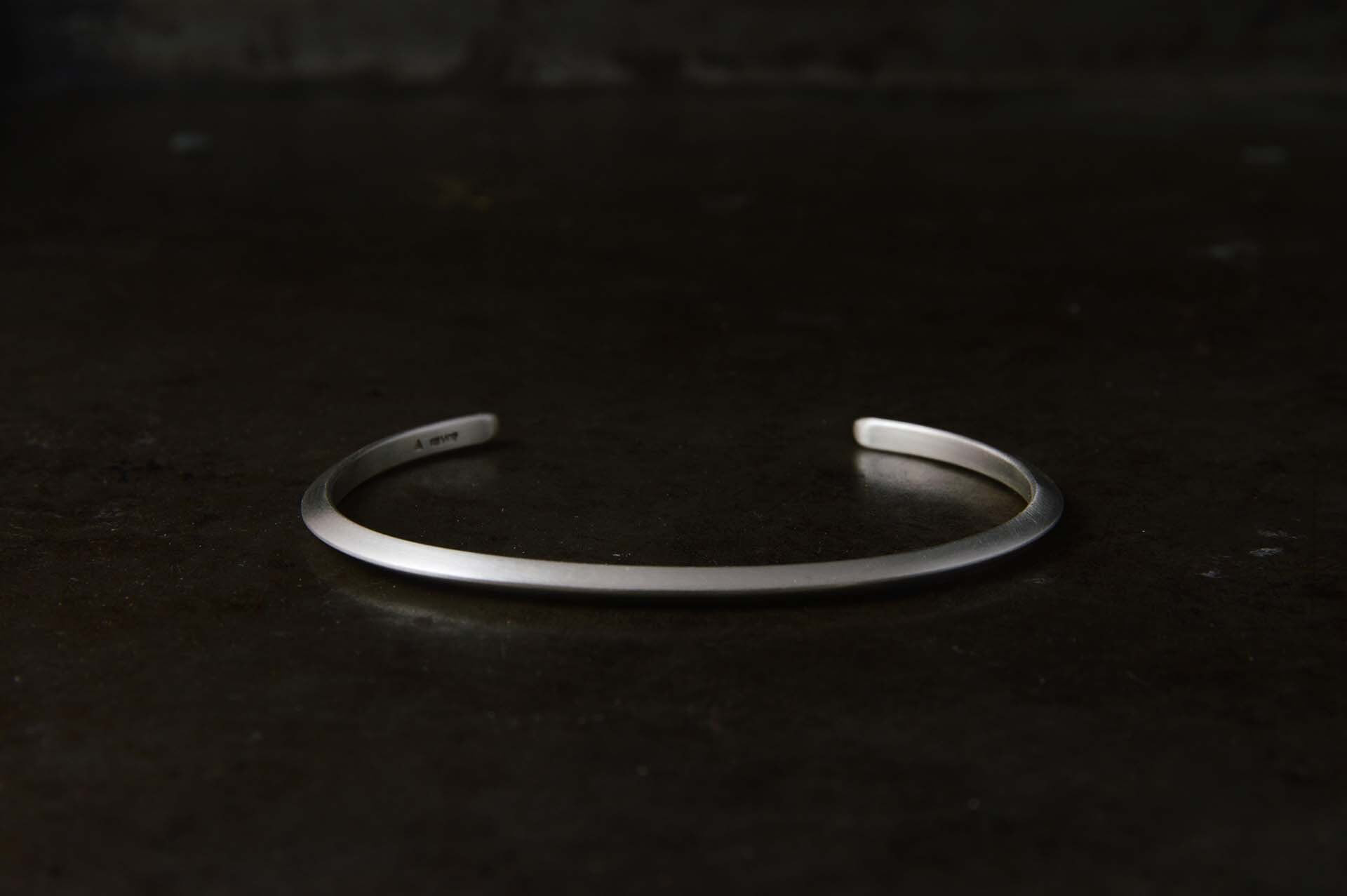 シルバー / 丈バングル 3.0mm［silver］