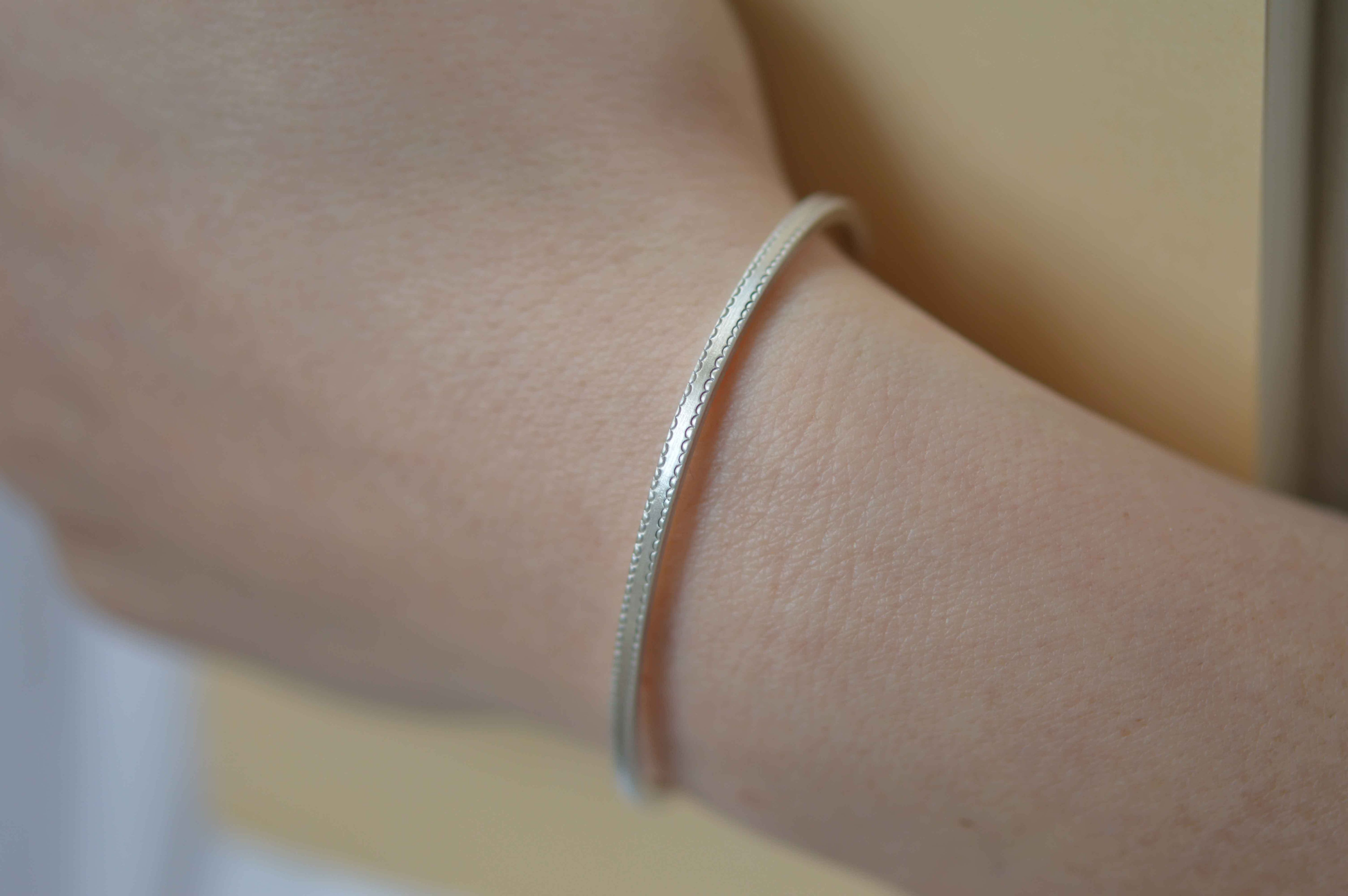 シルバー / 粒バングル［silver］