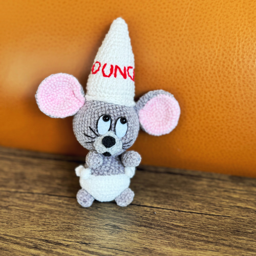 トムとジェリー/タフィー かぎ針編みぐるみ 置物 飾りふわふわ 癒し系