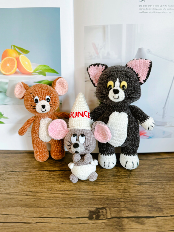 トムとジェリー 頂か トム&ジェリー 子供 キッズ マフラー