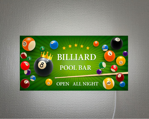 オーダー無料】ビリヤード プールバー ハスラー ゲームセンター ゲーム