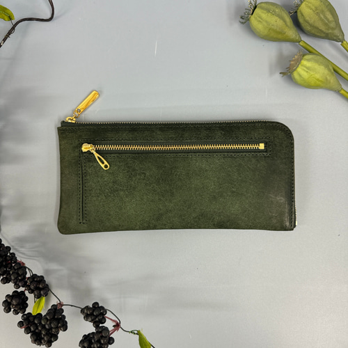 フラグメントケース✨キャッシュレス時代に最適【オーストリッチ  