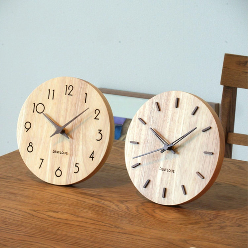 モダン掛時計 ダイヤモンド型 木製フレーム livingut_4560157622501