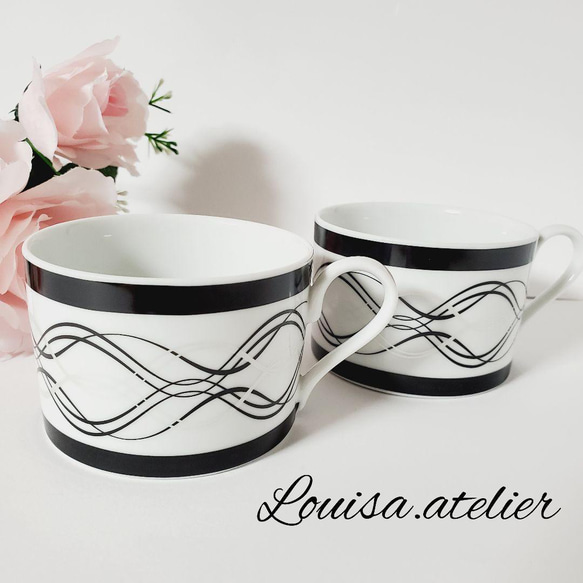 【告知用】スープカップ　シチューカップ　ハンドメイド 新作 ポーセラーツ ハンドメイド 多様カップ スープカップ おつまみ お