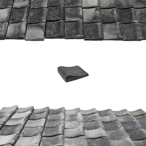 アンティーク調 ミニチュア和瓦 100枚セット ジオラマ・模型素材