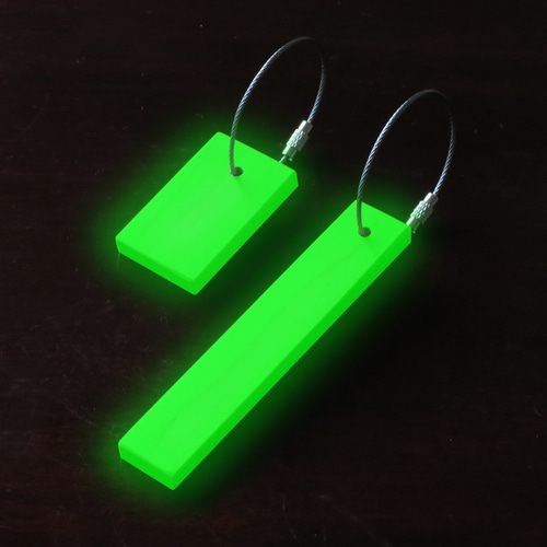 GLOWOOD KEYHOLDER 木の温もりを感じられる蓄光キーホルダー