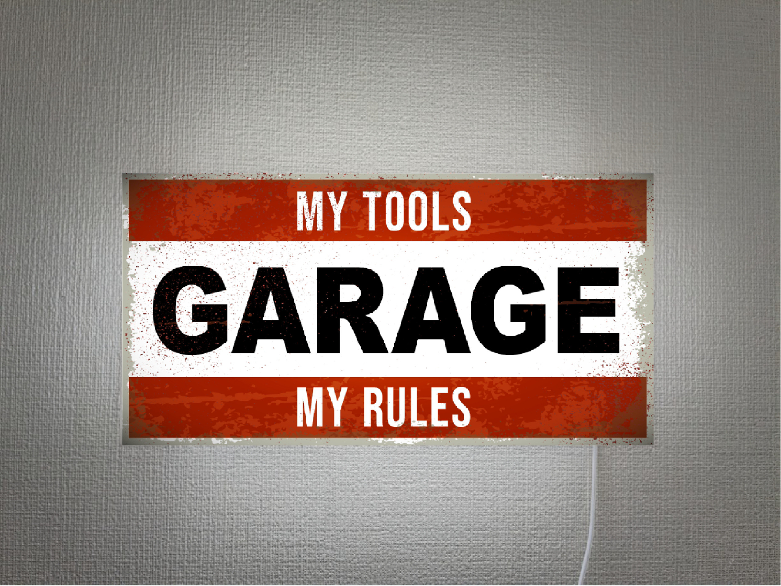 【オーダー無料】ガレージ 自動車 バイク リペア DIY カスタム タイヤ 壁掛け 照明 看板 置物 雑貨 ライトBOX