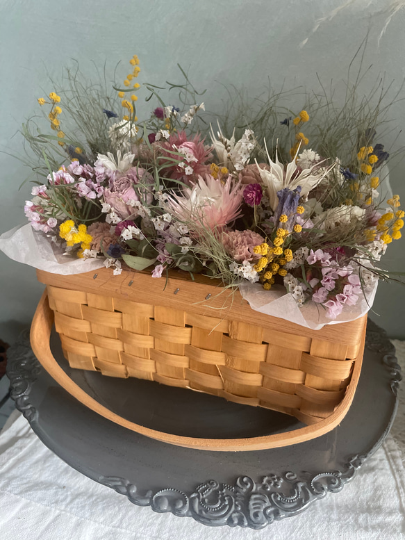 ○受注製作○dried flower arrangement ドライフラワー upis