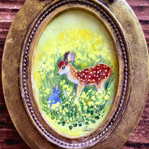 【再度お値下げしました】絵画　ウサギ 絵画 竹内栖鳳（たけうちせいほう）・ 宇佐幾（うさぎ） 日本画