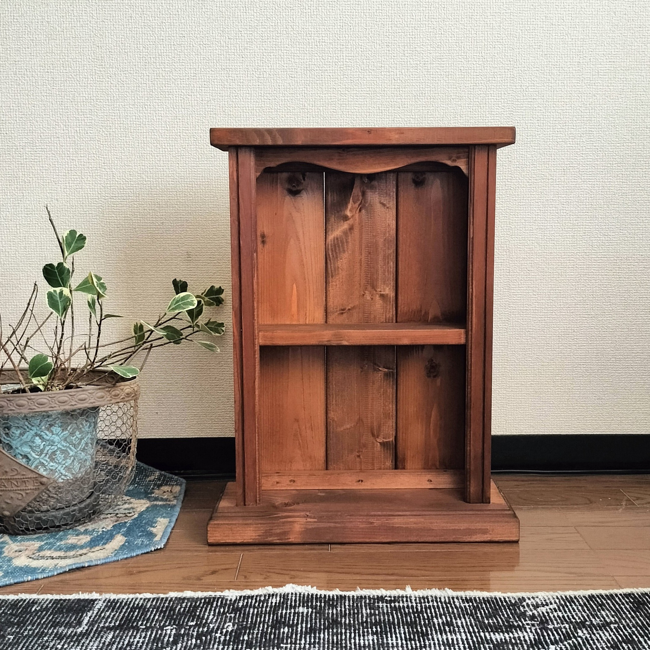 【Smallタイプ✨】ヴィンテージ オープンシェルフ ミニチェスト H480 什器 観葉植物 多肉植物