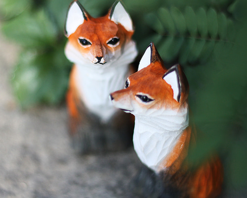 自作の置物「ドレッドきつね」 【公式通販】