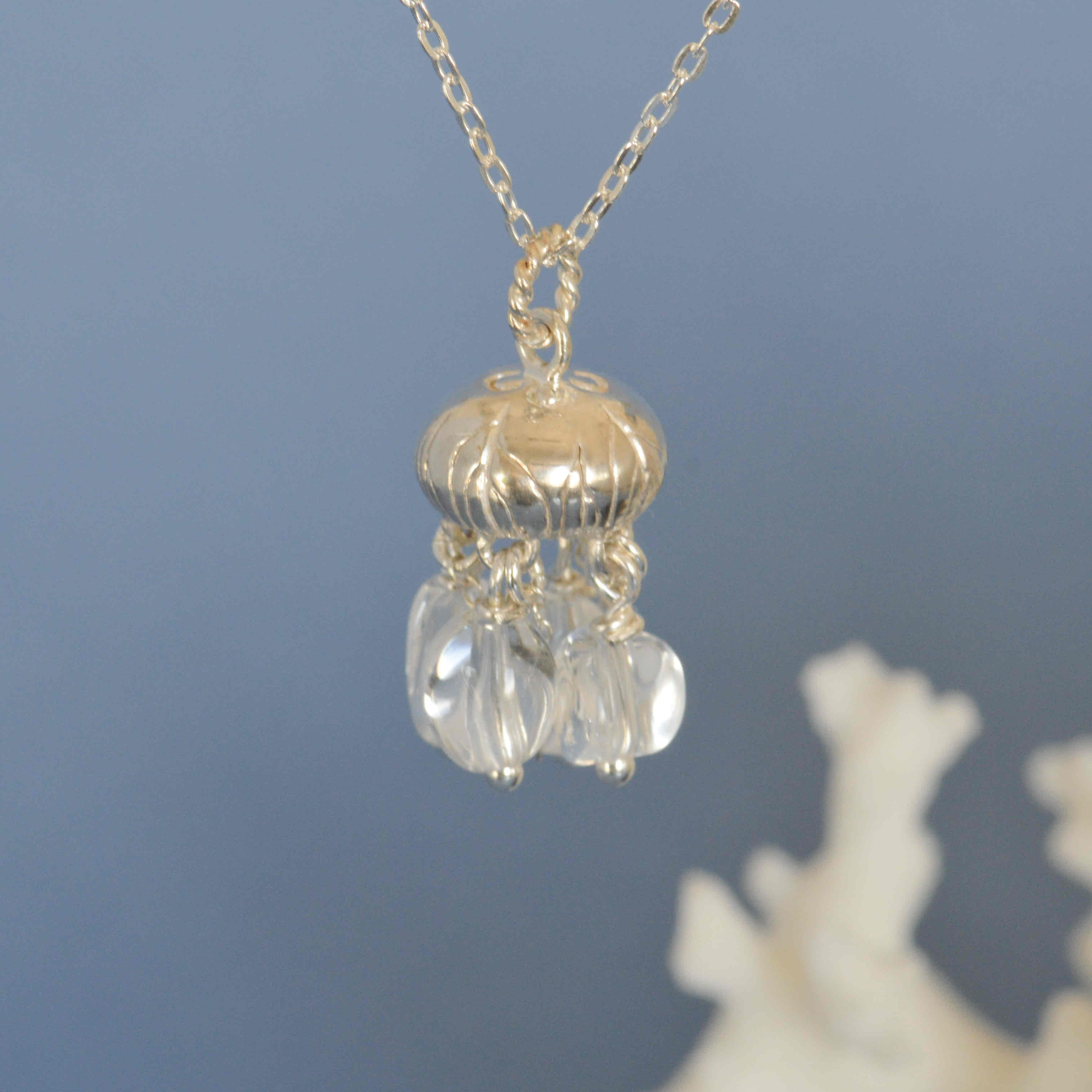 ミズクラゲのネックレス・SV