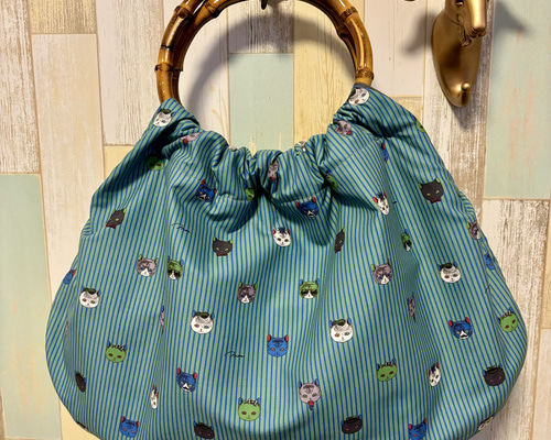 リンググラニーバッグ バンブー おしゃれねこ グラニーバッグ KaNa