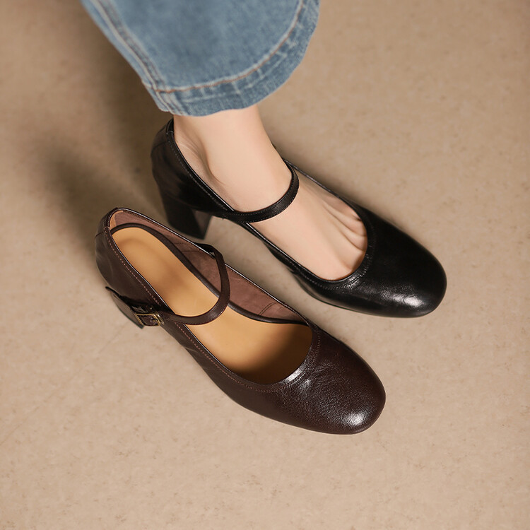 24秋内外全革パンプスハイヒール 通勤シューズレディース本革靴踵痛くない履きやすい＃1024